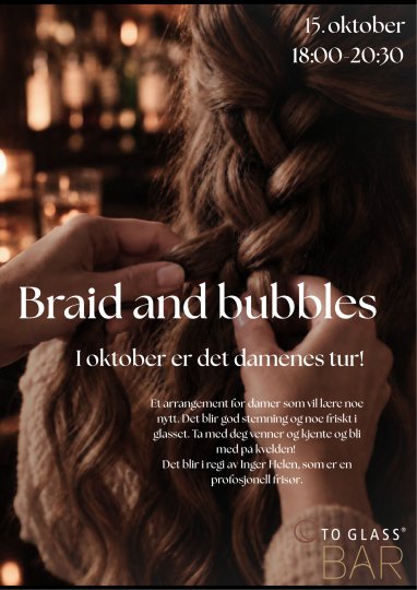 Braid and bubbles 